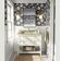 Papel de Parede Autoadesivo e Removível Floral Estilo Esboço, Mural Instantâneo Cinza para Quarto, Banheiro, Lavanderia e Closet - S4Sassy 63,5 cm (L) × 609,6 cm (C) / Cinza - Vinil Liso