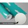 Papel de Parede Bigode Verde Autoadesivo Vinílico, Revestimento para Paredes, Aplicação Fácil para Quarto Infantil/Brinquedoteca - S4Sassy 63,5 cm (L) × 914,4 cm (C) / Verde - Vinil Texturizado