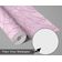 Papel de Parede Autoadesivo Rosa, Estampa Tropical de Folhas Desenhada à Mão, Impermeável e Removível para Quartos e Salas - S4Sassy 63,5 cm (L) × 304,8 cm (C) / Rosa - Vinil Liso