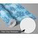 Papel de Parede Vinílico Autoadesivo e Removível Recife de Coral Azul para Banheiro, Lavanderia e Closet - S4Sassy 63,5 cm (L) × 152,4 cm (C) / Azul - Vinil Liso