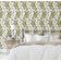 Papel de Parede Vinílico Autoadesivo Folha Vertical Verde, Aspecto Natural, Revestimento Decorativo, Fácil DIY para Quarto e Sala - S4Sassy 63,5 cm (L) × 609,6 cm (C) / Verde - Vinil Texturizado