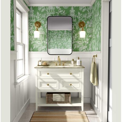 Jardim do Templo Papel de Parede Estilo Asiático Autoadesivo, Revestimento Decorativo, DIY Fácil para Quarto e Sala - Verde - S4Sassy 63,5 cm (L) × 914,4 cm (C) / Verde - Vinil Liso