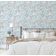 Papel de Parede Palmeira Multicolorido, Tropical Azul, Vinil Autoadesivo, Envoltório Decorativo, DIY Fácil para Quarto e Sala - S4Sassy 63,5 cm (L) × 609,6 cm (C) / Azul - Vinil Liso