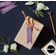 Tags de Papel para Lembrancinhas de Aniversário 'Obrigado por Celebrar Comigo' com Foil Artesanal para Pendurar - Inkdotpot 50 Etiquetas Metalizadas / Roxo - Prata