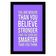 Quadro Motivacional: Você É Mais Corajoso do Que Acredita, Mais Forte do Que Parece e Mais Inteligente do Que Pensa, 1 un, Roxo - Inkdotpot 25,4 Cm × 30,48 Cm / Moldura Preta