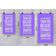 Quadro Motivacional: Você É Mais Corajoso do Que Acredita, Mais Forte do Que Parece e Mais Inteligente do Que Pensa, 1 un, Roxo - Inkdotpot 25,4 Cm × 30,48 Cm / Moldura Preta