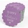 Etiquetas Pendentes para Garrafas "Feliz Dia dos Namorados" Metalizadas para Lembrancinhas - Inkdotpot 50 Etiquetas Metalizadas / Roxo - Prata