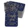 Etiquetas de Papel para Lembrancinha de Aniversário 'Thank You For Celebrating With Me' em Foil para Pendurar - Inkdotpot 50 Etiquetas Metalizadas / Azul - Dourado