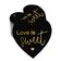 Etiqueta de Papel Metalizado 'Love' Isweet para Lembrancinha de Casamento para Pendurar - Inkdotpot 100 Etiquetas Metalizadas / Preto - Dourado