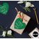 Etiquetas de Papel Metalizado "Thank You" para Lembrancinhas de Casamento - Inkdotpot 50 Etiquetas Metalizadas / Verde - Prata