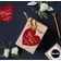 Tag de Garrafa "Kiss The Miss Goodbye" para Despedida de Solteira, Lembrancinha para Pendurar com Acabamento Metalizado - Inkdotpot 50 Etiquetas Metalizadas / Vermelho - Ouro Rosé