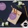Etiquetas de Papel Penduradas para Lembrancinhas de Chá de Noiva 'Obrigado por Celebrar a Noiva' com Metalizado - Inkdotpot 100 Etiquetas Metalizadas / Roxo - Prata
