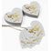 Etiquetas para Pendurar de Papel Metalizado 'Kiss The Miss Goodbye' para Lembrancinhas de Chá de Noiva - Inkdotpot 50 Etiquetas Metalizadas / Branco - Dourado