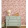 Papel Autoadesivo com Ondas Oceânicas, Vinil Impermeável, Laranja, Removível para Quarto Infantil, Berçário, Sala de Brincar - S4Sassy 63,5 cm (L) × 914,4 cm (C) / Laranja - Vinil Texturizado