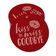 Tags para Pendurar em Papel Metalizado 'Kiss The Miss Goodbye' para Lembrancinha de Chá de Noiva - Inkdotpot 50 Etiquetas Metalizadas / Vermelho - Ouro Rosé