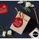 Tags para Pendurar em Papel Metalizado 'Kiss The Miss Goodbye' para Lembrancinha de Chá de Noiva - Inkdotpot 50 Etiquetas Metalizadas / Vermelho - Ouro Rosé