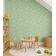 Papel de Parede Floral Verde Autoadesivo em Vinil, Fácil Aplicação para Quarto Infantil e Sala de Brincar - S4Sassy 63,5 cm (L) × 152,4 cm (C) / Verde - Vinil Liso