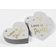 Etiqueta para Lembrancinha de Casamento em Papel Metalizado para Pendurar Love Isweet - Inkdotpot 50 Etiquetas Metalizadas / Branco - Dourado