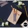Etiquetas de Papel Metalizado para Pendurar 'Feliz Aniversário' para Lembrancinhas - Inkdotpot 50 Etiquetas Metalizadas / Roxo - Ouro Rosé