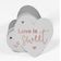 Etiqueta para Lembrancinha de Casamento em Papel Metalizado para Pendurar Love Isweet - Inkdotpot 50 Etiquetas Metalizadas / Branco - Ouro Rosé