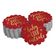 Etiquetas de Papel para Lembrancinhas de Chá de Bebê 'Baby It's Cold Outside' com Foil para Pendurar - Inkdotpot 100 Etiquetas Metalizadas / Vermelho - Ouro Rosé