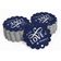 Tags Pendentes de Papel Metalizado 'Let Love Sparkle' para Lembrancinhas de Casamento - Inkdotpot 100 Etiquetas Metalizadas / Azul - Prata