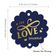 Tags Pendentes de Papel Metalizado 'Let Love Sparkle' para Lembrancinhas de Casamento - Inkdotpot 100 Etiquetas Metalizadas / Azul - Prata