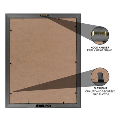 Conjunto de 2 Placas para Lavanderia - Decoração 'Lavar, Secar, Dobrar, Repetir' Arte de Parede para Casa - Inkdotpot 25,4 Cm × 30,48 Cm / Moldura Preta
