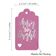 Etiquetas Natalinas de Papel 'Merry And Bright' Metalizadas para Lembrancinhas para Pendurar - Inkdotpot 50 Etiquetas Metalizadas / Rosa - Prata