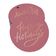 Etiquetas Para Pendurar Em Papel Metalizado "Happy Holiday" Para Lembrancinhas - Inkdotpot 100 Etiquetas Metalizadas / Rosa - Ouro Rosé