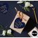 Etiqueta de Papel Metalizado para Pendurar 'Obrigado' - Novo Modelo para Lembrancinha de Casamento - Inkdotpot 50 Etiquetas Metalizadas / Azul - Ouro Rosé