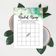 Cartões de Jogo Quadrados em Branco, 50 Un., Ideias de Presente para Chá de Noiva e Despedida de Solteira, Floral com Folhagem - Inkdotpot 12,7 Cm × 17,78 Cm / Branco - Bingo da Noiva