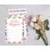 Cartões de Jogo Quadrados em Branco, 50 Un., Ideias de Presente para Chá de Noiva e Despedida de Solteira, Floral com Folhagem - Inkdotpot 12,7 Cm × 17,78 Cm / Branco - Quiz da Noiva
