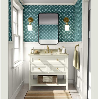 Papel de Parede Autoadesivo com Estampa de Pássaros Voando, Vinil Verde Removível DIY para Parede de Destaque na Entrada - S4sassy 63,5 cm (L) × 304,8 cm (C) / Verde - Vinil Liso
