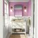 Revestimento de Parede Autoadesivo Removível Bloqueador Solar - Mural Estilo Asiático para Banheiro, Lavanderia, Closet Vinil Rosa - S4Sassy 63,5 cm (L) × 914,4 cm (C) / Rosa - Vinil Liso