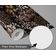 Papel de Parede Vinílico Autoadesivo Botânico Vintage Floral Marrom, Revestimento Decorativo Fácil DIY para Quarto e Sala - S4Sassy 63,5 cm (L) × 152,4 cm (C) / Marrom - Vinil Liso