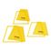 Conjunto de 3 Estênceis de Trapézio 7,6/10,2/12,7 cm para Matelassê, Costura e Patchwork - Traceease Amarelo