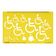 Traceease Estêncil Molde de Símbolo de Acessibilidade Humana para Designers e Ferramentas de Desenho - 1 Peça - Inkdotpot Amarelo