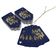Etiquetas para Pendurar em Garrafas Natalinas Metalizadas 'Merry And Bright' para Lembrancinha - Inkdotpot 50 Etiquetas Metalizadas / Azul - Dourado