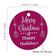 Etiquetas Pendentes de Papel Metalizado para Lembrancinhas 'Merry Christmas & Happy Holiday' - Inkdotpot 100 Etiquetas Metalizadas / Rosa - Prata