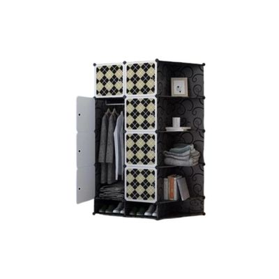 Sapateira Desmontável Modular Arara Guarda Roupa Cabideiro Organizador Portátil