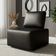 Poltrona Sala De Estar Decorativa Rovier Sintético Preto Z32 - Mpozenato