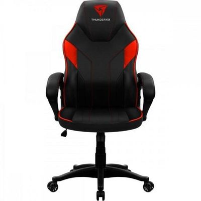 Cadeira Gamer EC1 Thunderx3 em Poliuretano com Tecnologia Air Tech e Balanço Relaxante Vermelho