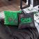 Kit Cobre Leito Colcha Casal Padrão Game Streamer Verde Dupla Face Com Almofadas Estampadas 07 Peças