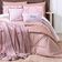 Kit Cobre Leito Colcha King Verano Com Almofadas Estampadas 07 Peças - Dupla Face Percal 300 Fios Matelado Cor Love