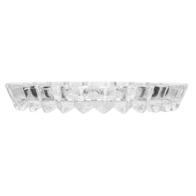 Jogo 2 Prato Para Petisco De Cristal Decorativo Geneva Wolff 14cm