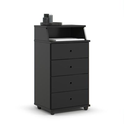 Mesa De Cabeceira Lux Ll Preto