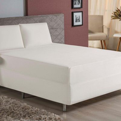 Jogo De Cama King Nobre 3 Peças Luva De Box 55cm De Altura Malha 100% Algodão - Palha