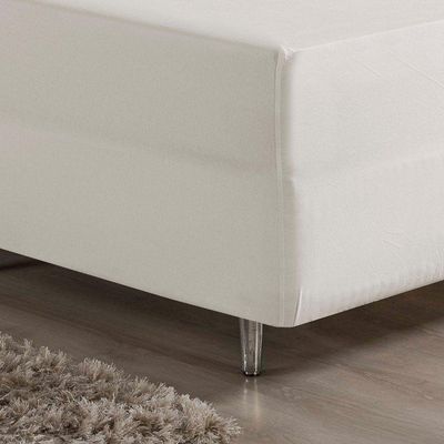 Jogo De Cama King Nobre 3 Peças Luva De Box 55cm De Altura Malha 100% Algodão - Palha