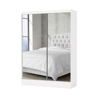 Guarda Roupa Com 2 Portas Espelhado Sapphire -grand Line